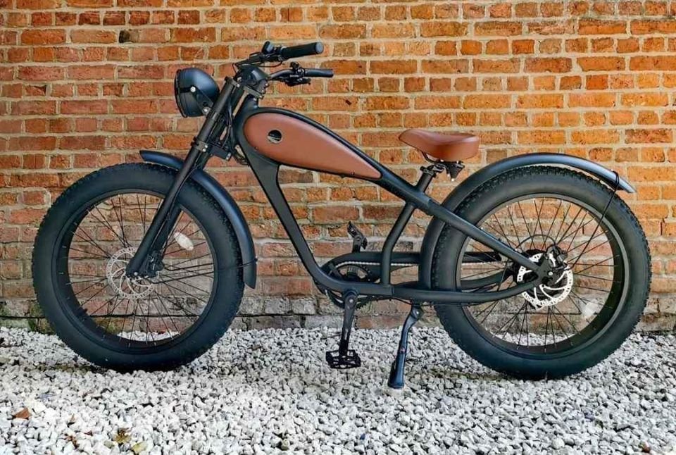 750w Fat Tyre Classic Bobber Cafe Racer ebike