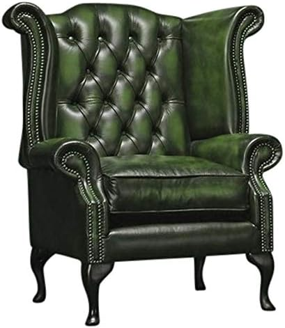 Chesterfield wingback armchairs
