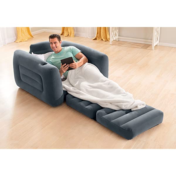 Intex Pull-Out Chair Inflatable Bed, 46