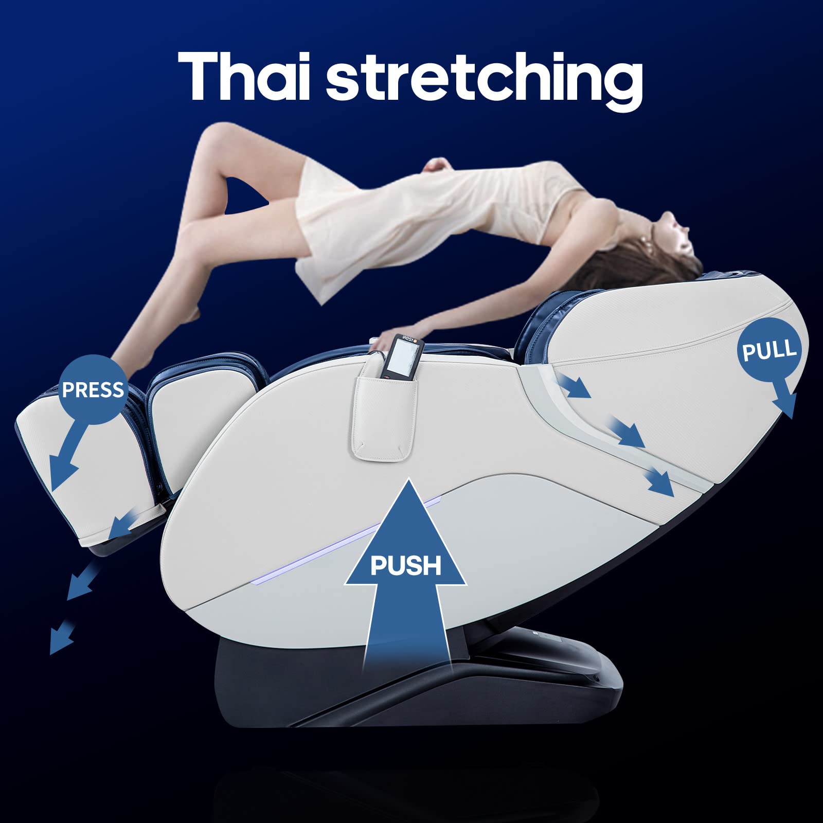 【Furniture】iRest SL Track Massage Chair Recliner, Full Body Massage Chair with Zero Gravity