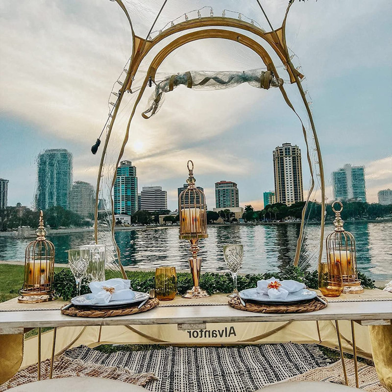 Bubble 15 Ft. W x 15 Ft. D Fiberglass Patio Gazebo