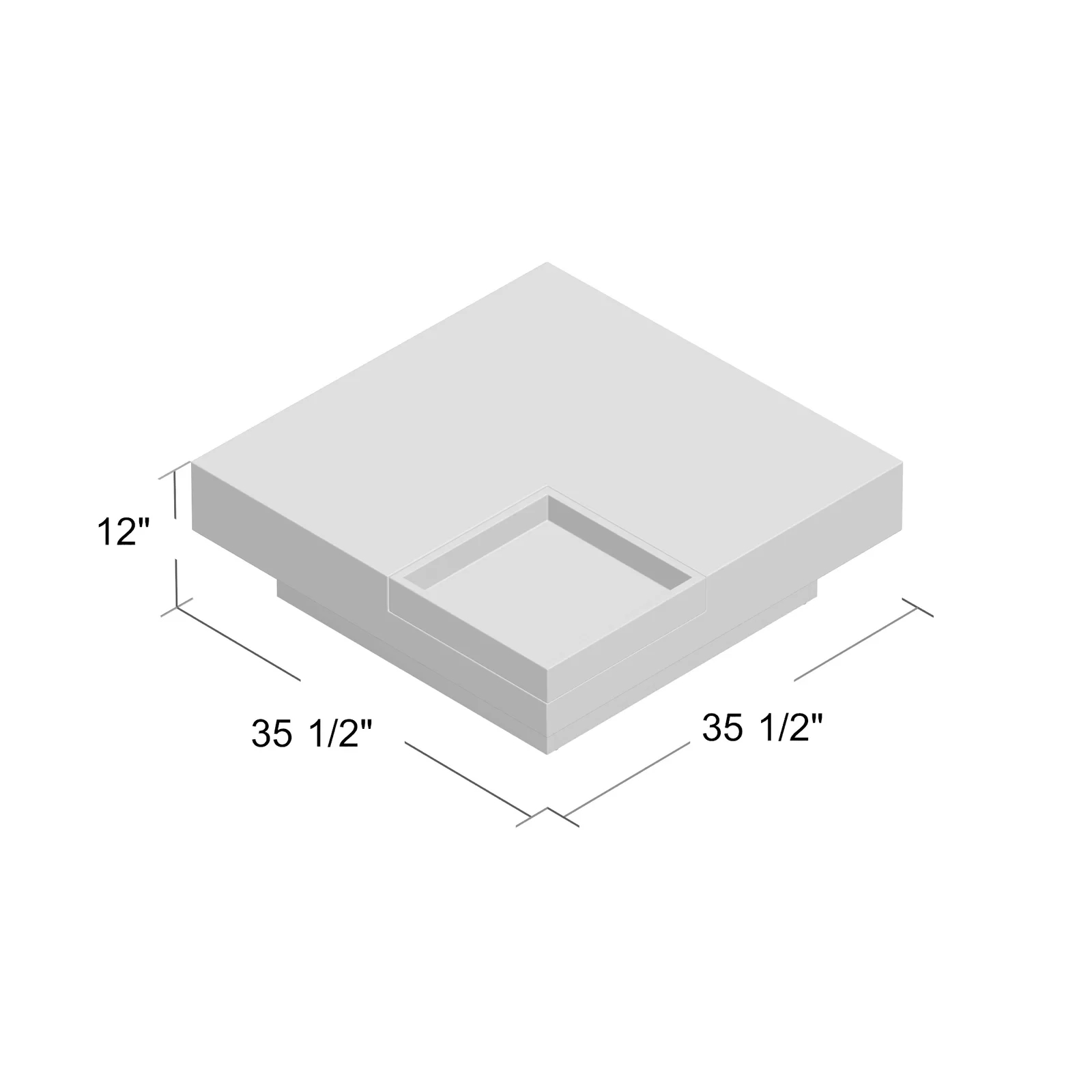 【Furniture】Annerie Block Coffee Table