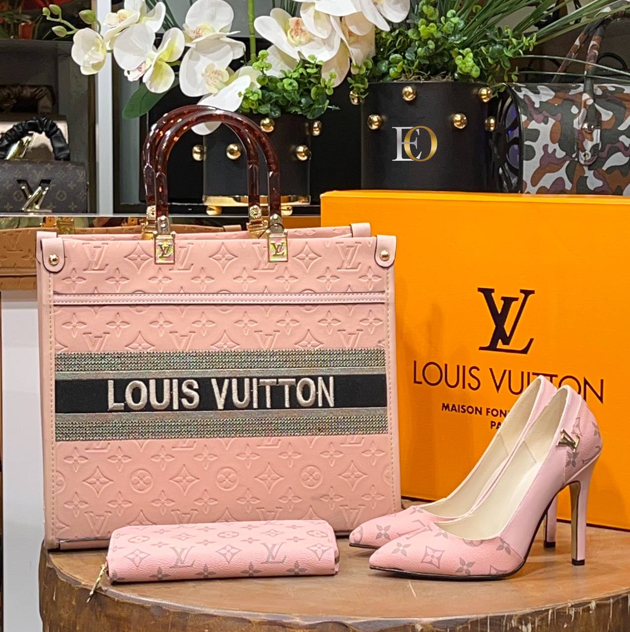 Bag,Shoes and Wallet Combine