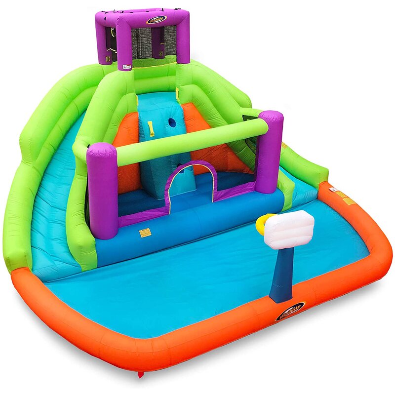 11.7' x 14' Inflatable Water Slide with Air Blower