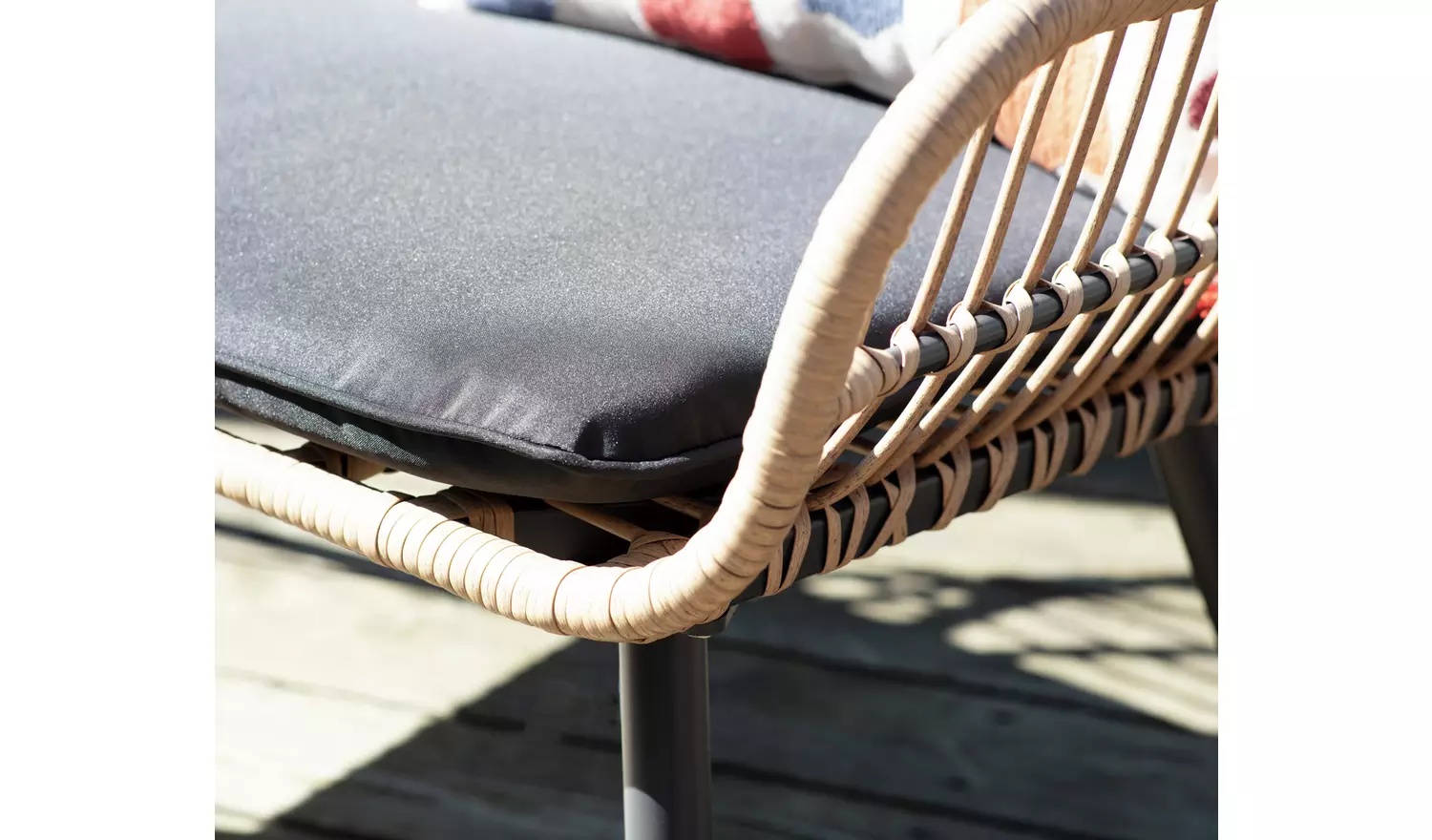 Habitat 4 Seater Bamboo Effect Garden Sofa Set