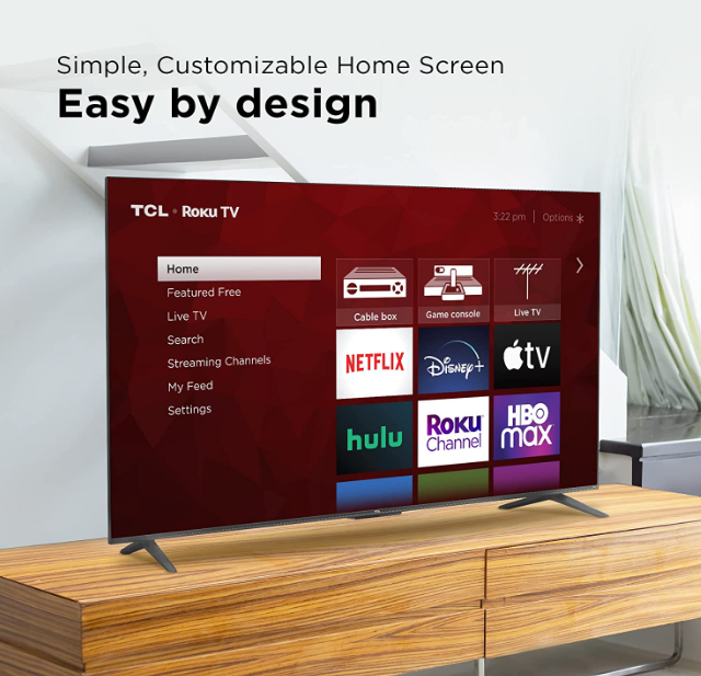 TCL 50 Class 4-Series 4K UHD HDR Roku Smart TV