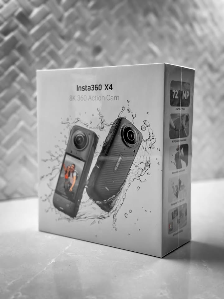 Insta360 X4 Endurance Bundle - 8K Waterproof 360 Action Camera, 4K Wide-Angle Video, Invisible