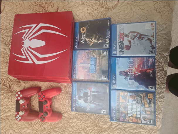 Newest Sony Playstation 4 Slim 1TB SSD Console - Marvel's Spider-Man PS4 Bundle with DualShock-4