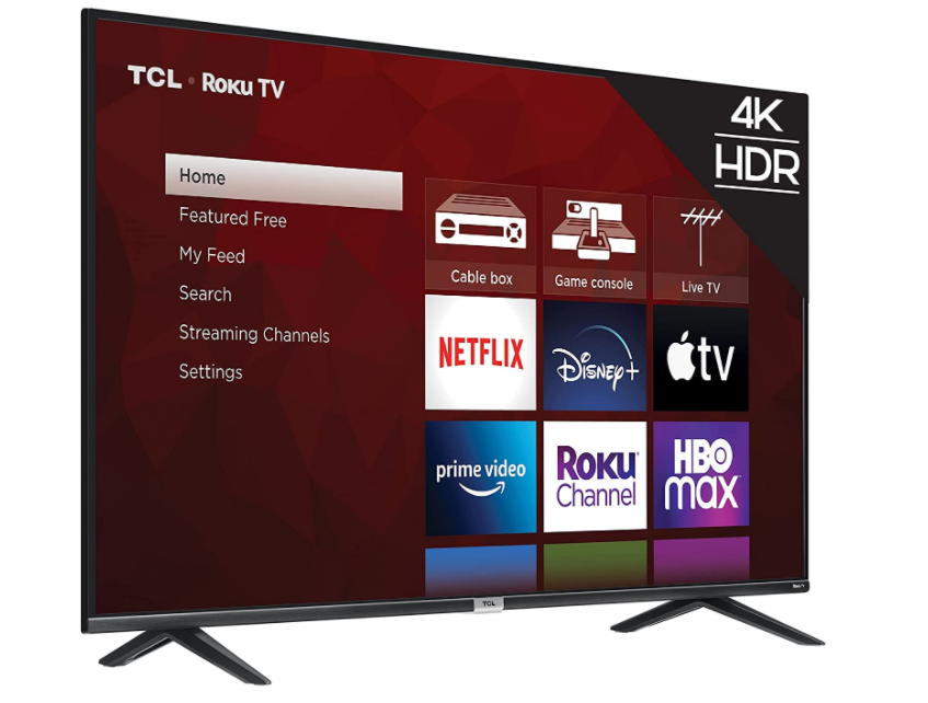 TCL 50-inch 4-Series 4K UHD Smart Roku LED TV - 50S435,2021 model